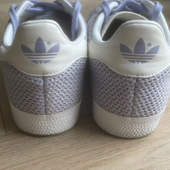 ADIDAS -Gazelle purple and white sneakers - Picture 8 of 14
